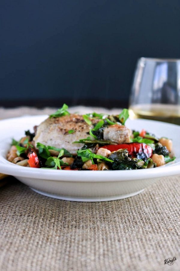 Bay Leaf Braised Chicken with Chickpeas by Karyl's Kulinary Krusade