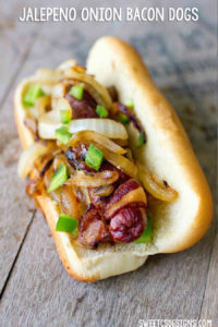 Jalapeno Onion Bacon Dogs by Sweet C's Designs