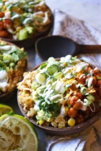 Spicy Chipotle Chickpea Burrito Bowl by The Garlic Diaries