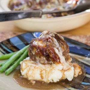French Onion Stuffed Meatballs by Or Whatever You Do