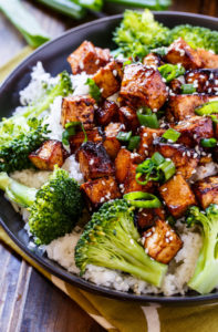 Asian Garlic Tofu by Spicy Southern Kitchen