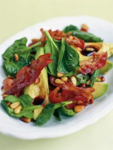 Avocado, Pancetta & Pine Nut Salad by Jamie Oliver