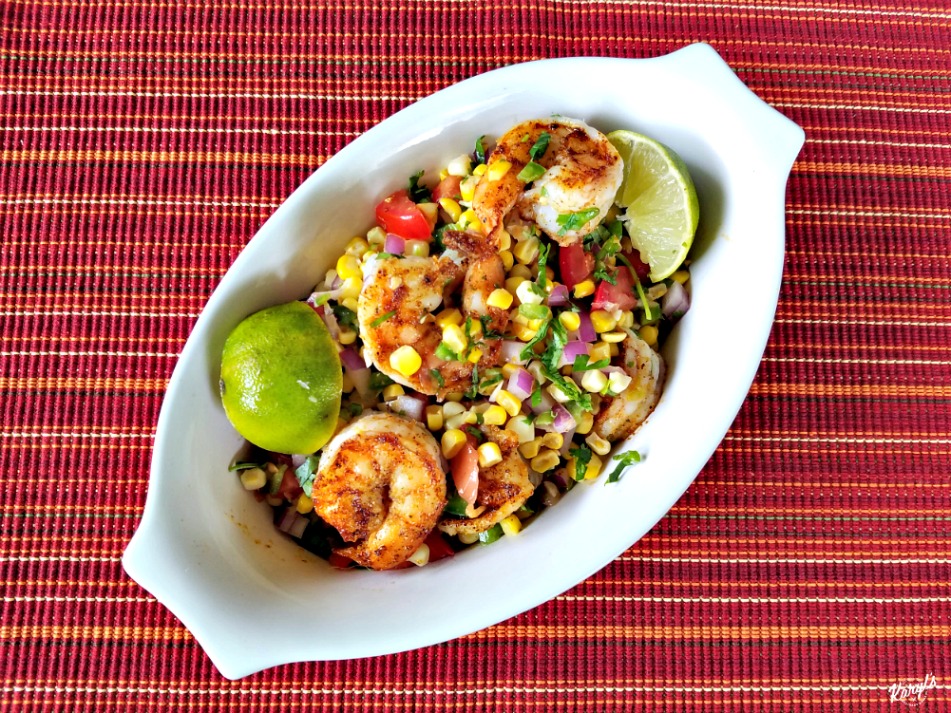 Spicy Grilled Shrimp with Corn Salsa - Karyl's Kulinary Krusade
