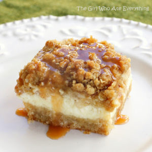 Caramel Apple Cheesecake Bars by The Girl Who Ate Everything