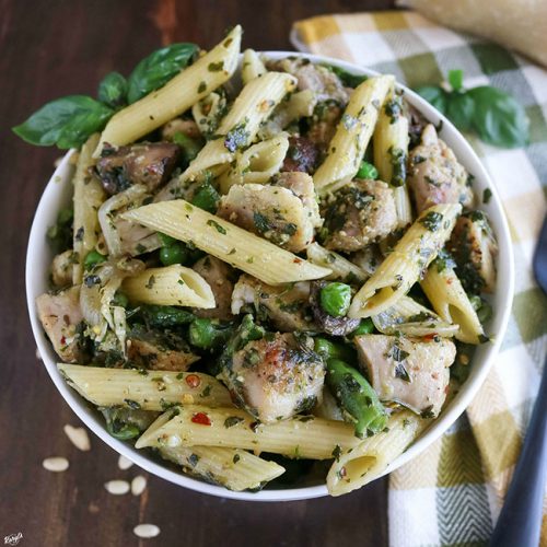 Pesto Chicken Penne Pasta by Karyl's Kulinary Krusade