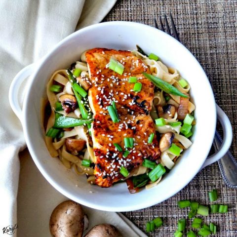 Asian Salmon and Noodles - Karyl's Kulinary Krusade