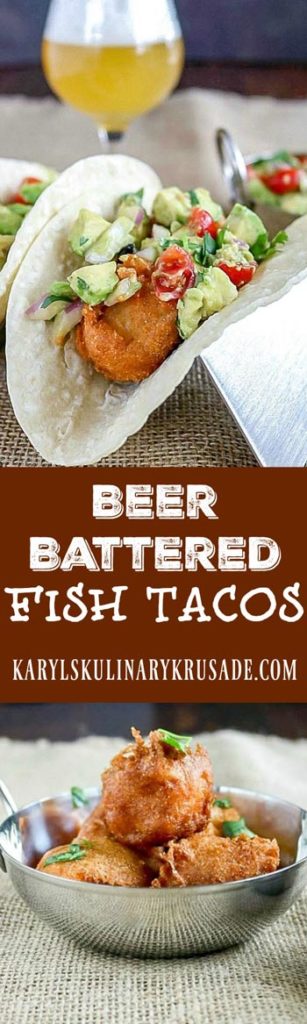 Beer Battered Fish Tacos - Karyl's Kulinary Krusade