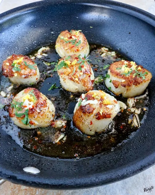 Garlic Lemon Butter Scallops - Karyl's Kulinary Krusade Garlic Lemon Butter Scallops - Karyl's Kulinary Krusade