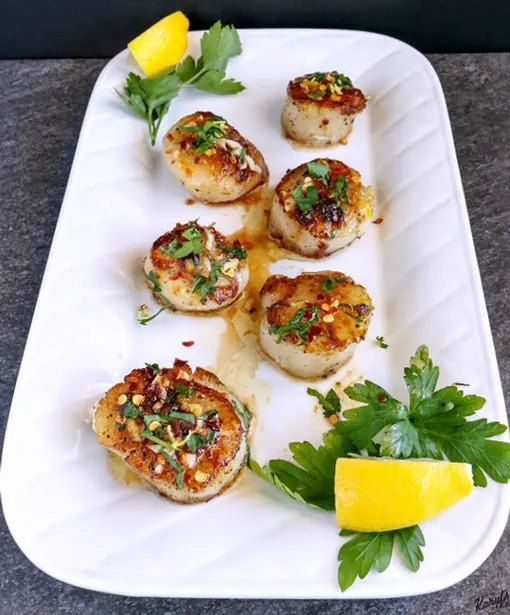 Garlic Lemon Butter Scallops - Karyl's Kulinary Krusade Garlic Lemon Butter Scallops - Karyl's Kulinary Krusade