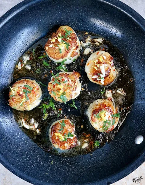 Garlic Lemon Butter Scallops - Karyl's Kulinary Krusade Garlic Lemon Butter Scallops - Karyl's Kulinary Krusade