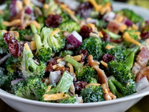 Broccoli Salad with Homemade Dressing