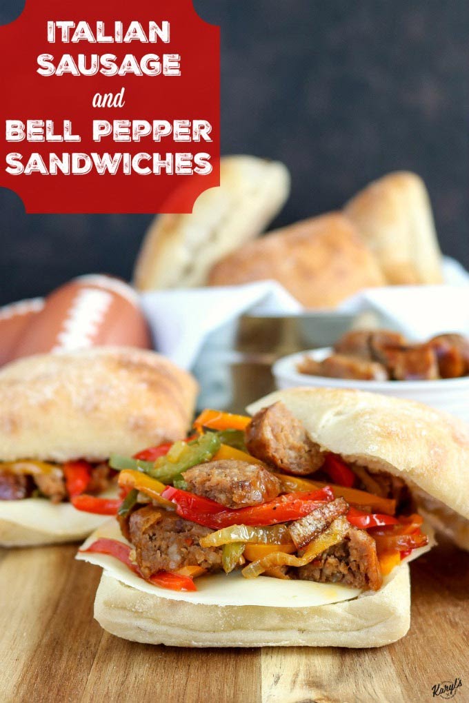 Italian Sausage and Bell Pepper Sandwiches - Karyl's Kulinary Krusade
