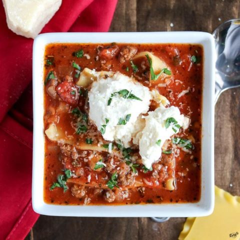 Venison Lasagna Soup - Karyl's Kulinary Krusade