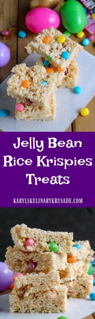 Jelly Bean Rice Krispies Treats - Karyl's Kulinary Krusade