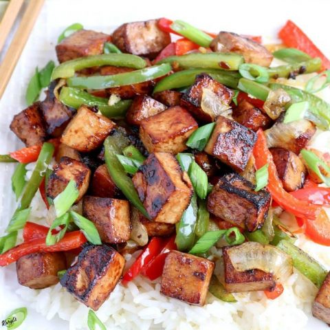 Tofu Bell Pepper Stir Fry - Karyl's Kulinary Krusade