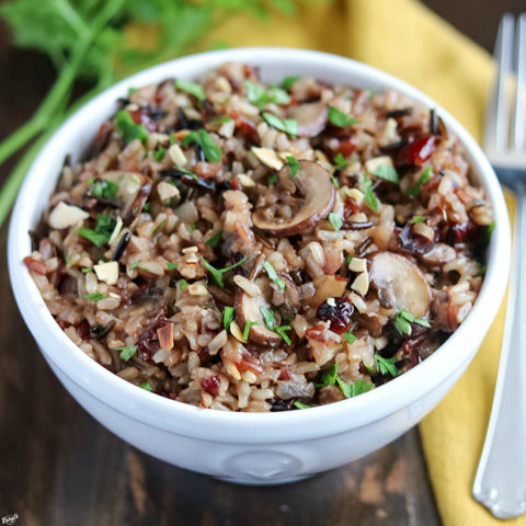 Mushroom Wild Rice Pilaf - Karyl's Kulinary Krusade