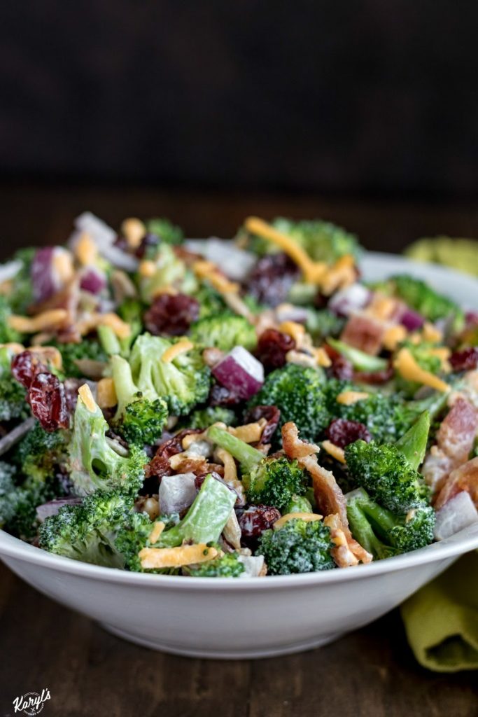 Broccoli Salad with Homemade Dressing - Karyl's Kulinary Krusade