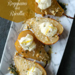 Poached Pears with Parmigiano Reggiano and Ricotta - Karyl's Kulinary Krusade