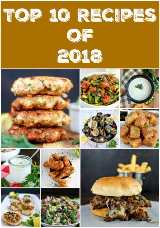My Top 10 Recipes of 2018 are here! Featured are a couple of dishes that have made this list 2 years in a row, plus some amazing new additions #Top10 #Top10Recipes #karylskulinarykrusade