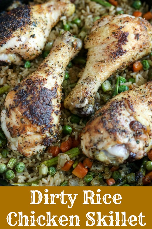 Dirty Rice Chicken Skillet Karyl's Kulinary Krusade