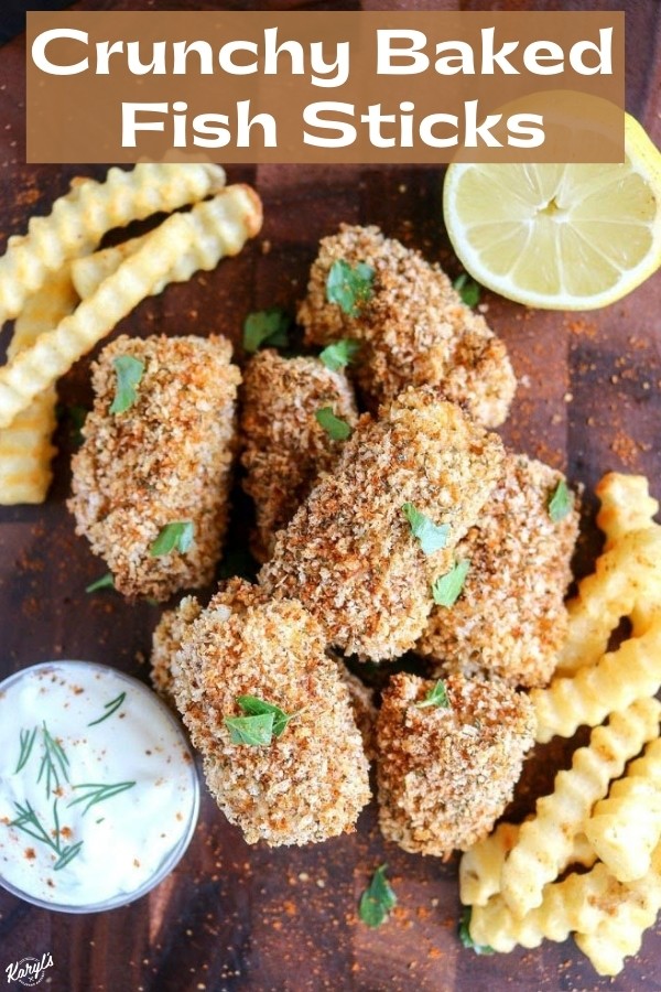 Crunchy Baked Fish Sticks by Karyl's Kulinary Krusade